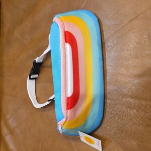 Target Sun Squad Rainbow Cooler Hip Bag Fanny Pack